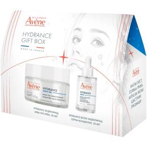 Eau Thermale Avène Hydrance Подаръчен комплект - Серум-концентрат Boost и Аква гел-крем, 30 + 50 ml