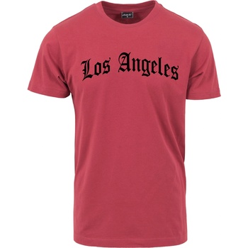Mister Tee Тениска Los Angeles Wording Tee ruby XXLUB-MT1578-00207 - Тъмносив, размер S