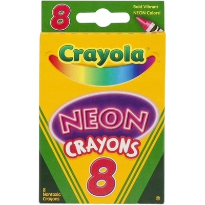 Crayola neonové voskovky 8 ks.