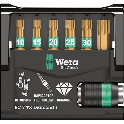 Wera Bit-Check 7 TX Diamond 1 05057415001