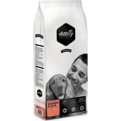 Amity premium dog Salmon & Rice 15 kg