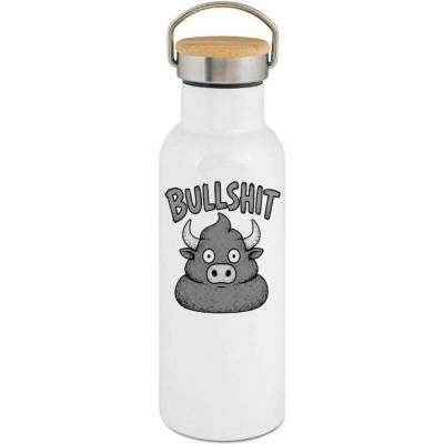 123TRIKO termoska Bullshit, černý tisk 500 ml vtipné