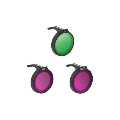 SUNNYLIFE set of three filters for DJI Neo CPL+ND8+ND16