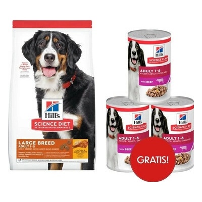 HILL'S Science Plan Adult Dog Large Dry Chicken kuřecí krmivo pro velká plemena 14 kg