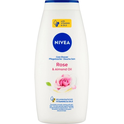 Nivea Rose & Almond Oil Pečující sprchový gel 750 ml