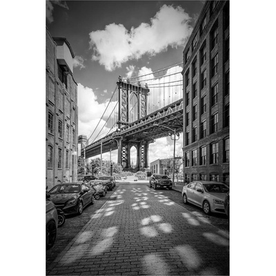 Plagát, Obraz - Melanie Viola - NEW YORK CITY Manhattan Bridge, 40 × 60 cm