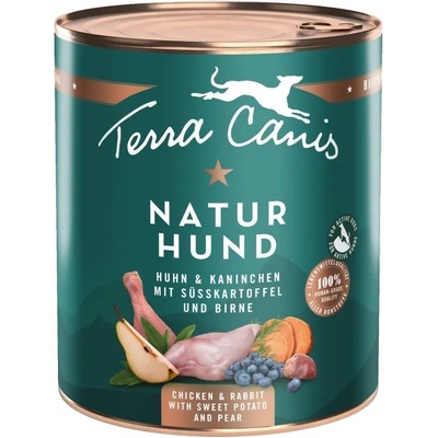 Terra Canis Naturhund Пиле и Заек 800 г