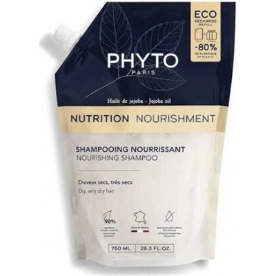 PHYTO Хидратиращ шампоан за суха коса, Phyto Nutrition Nurishment Refill Shampoos Reconstruction/Nourishment 750ml