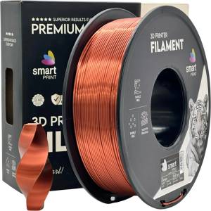 Smart Print FG-S92-E1, 3D филамент, PLA Silk, 1, 75mm, 1000g, Оранжев (Copper) (FG-S92-E1)