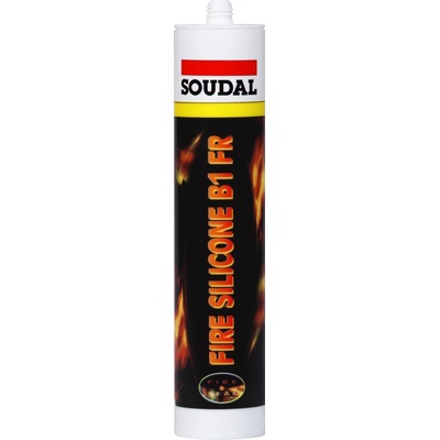 Soudal Fire silicone B1 FR 310 g bílá