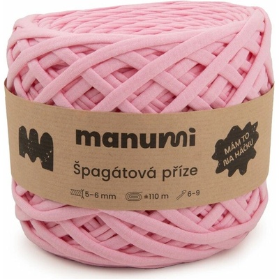Manumi špagátová priadza ružová - 1 ks