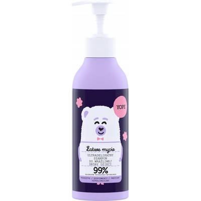 Yope ultradelikátní šampon pro citlivou dětskou pokožku, 300 ml