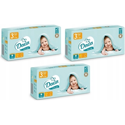 Dada Extra Soft 3 4-9 kg 162 ks