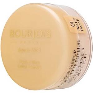 Bourjois Loose Powder пудра за уеднаквена и изсветлена кожа 01 Peach 32 g
