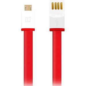 OnePlus Оригинален micro-USB Кабел за Oneplus с Бързо Зареждане 4A 1m, Червен (Bulk) (oneplus/microUSB/Bulk)
