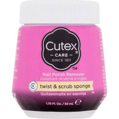 Twist & Scrub Sponge Nail Polish Remover от Cutex за Жени Лакочистител 52мл