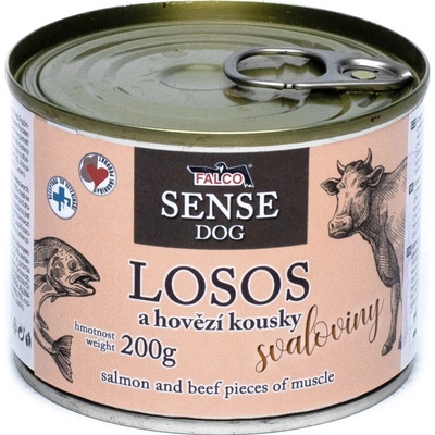 Sokol Falco Sense Dog losos a hovězí 200 g
