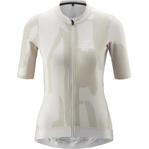 Gonso Дамска фланелка с къс ръкав за колоездене Gonso Women's Road Jersey Print Cycling jersey - Chateau Gray - размер 44 (EU) (156-2899-0116)