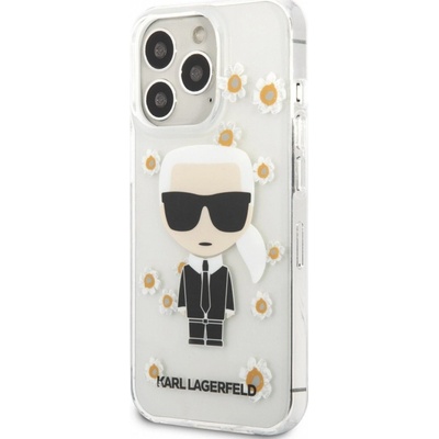 Pouzdro Karl Lagerfeld Ikonik Flower iPhone 13 Pro čiré