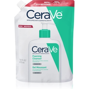 CeraVe Cleansers Foaming Cleanser пенлив почистващ гел за нормална към мазна кожа 473ml - notino - 33,05 лв
