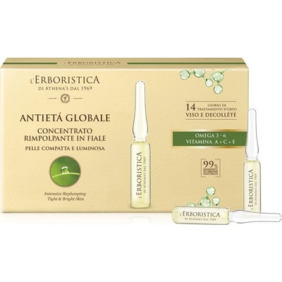 Athena's Erboristica Global anti-age vyplňující koncentrát ampule 7 x 2 ml