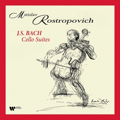Johann Sebastian Bach & Mstislav Rostropovich - J.S. Bach Cello Suites (Box Set) (Reissue) (180 g) (4 ) LP