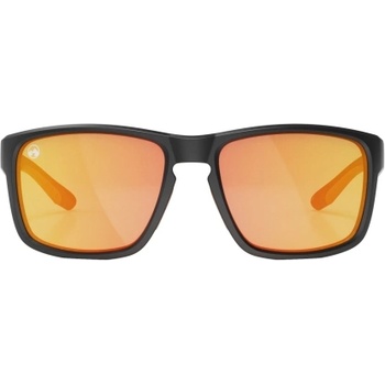 MowMow Непотъващи слънчеви очила MowMow Floater - 003 с матова черна рамка и оранжеви стъкла (MMSG-42)