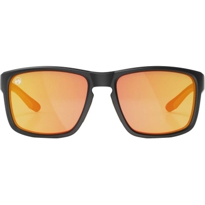 MowMow Непотъващи слънчеви очила MowMow Floater - 003 с матова черна рамка и оранжеви стъкла (MMSG-42)