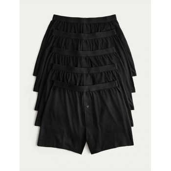 Marks & Spencer Памучни боксерки от трико с технология Cool & Fresh, 5 броя Marks & Spencer черни Marks & Spencer | Cheren | МЪЖЕ | S