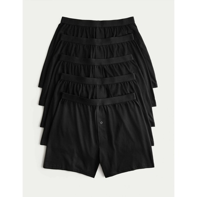Marks & Spencer Памучни боксерки от трико с технология Cool & Fresh, 5 броя Marks & Spencer черни Marks & Spencer | Cheren | МЪЖЕ | S