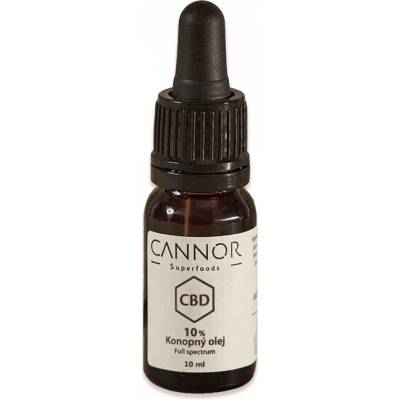 Cannor CBD konopný olej plného spektra 10% 1000 mg 10 ml