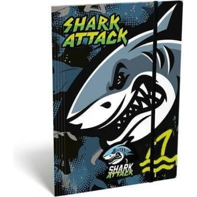 LIZZYSULI Desky s gumičkou "Shark Attack" A4 7460148007
