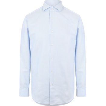 HUGO BOSS Риза с дълъг ръкав Boss Men's H Joe Spread Long Sleeve Oxford Shirt - Blue