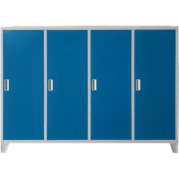 Carmen Метален шкаф Carmen CR-1605-4 JZ - Сив / син (3580180_1)