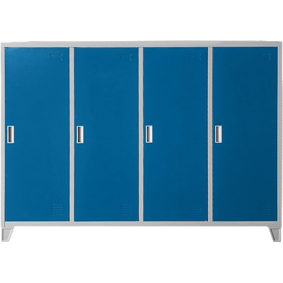 Carmen Метален шкаф Carmen CR-1605-4 JZ - Сив / син (3580180_1)