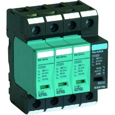 CB Elektro Prepäťová ochrana PO I 3+1m 280V/12,5kA (KIWA)