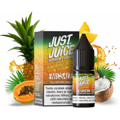 Just Juice Salt Pineapple Papaya & Coconut 10 ml 20 mg