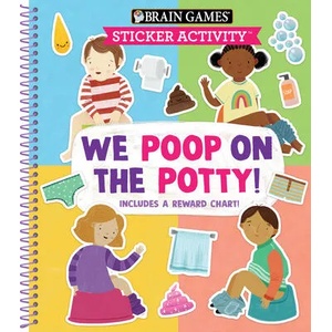 Brain Games - Sticker Activity: We Poop on the Potty! : Includes a Reward Chart | Little Grasshopper Books, Brain Games (ISBN: 9781645588887)