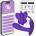 INTOYOU App Series Wingy Butterfly Vibrator with App Dark Purple