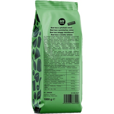 AG Foods Venda Red Tea Višeň instantní čaj s příchutí višeň 1000 g