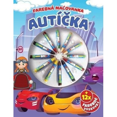 Farebná maľovanka autíčka