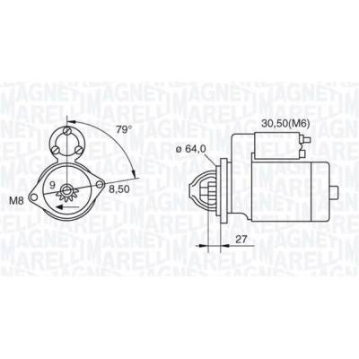 Startér MAGNETI MARELLI 063280045010