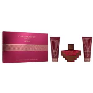 Afnan Ornament Purple Allure Подаръчен комплект за жени Размер EDP 100 ml + 100 ml душ гел + 100 ml лосион за тяло