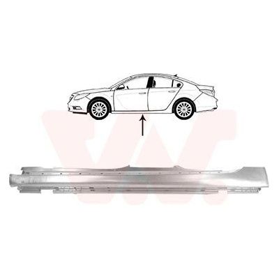 Nástupný plech VAN WEZEL 3850103