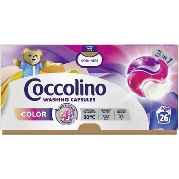 Coccolino Color 3v1 kapsule na pranie farebnej bielizne 26 PD 449,8 g