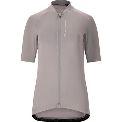 ENDURANCE Дамска фланелка с къс ръкав за колоездене ENDURANCE Women's Paxton Cycling/MTB S/S Jersey Cycling jersey - Lilac Gray - размер 40 (EU) (156-2414-0414)