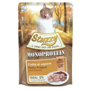 Image 1 of Stuzzy Monoprotein Grain Free Chicken пауч за котки с пилешко 85gr