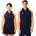 Lacoste Men's Water-Resistant Rain Anorak - Navy Blue/Cina