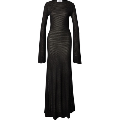 RÆRE by Lorena Rae Плетена рокля 'Medea' черно, размер 38