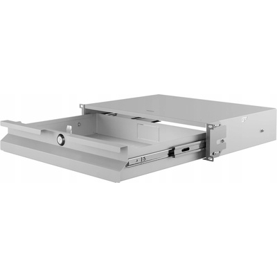 Šuplík do racku 19" 2U/320 mm šedá